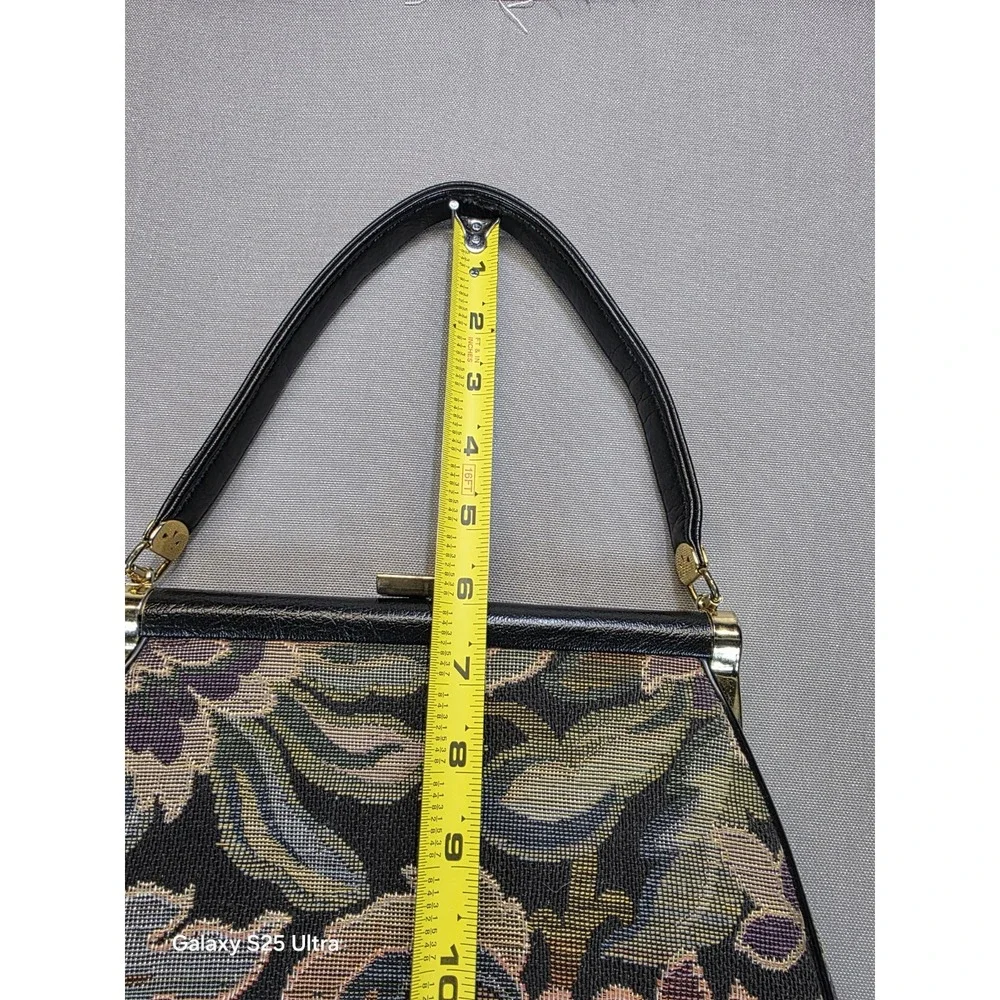 JR‎ Miami USA Vintage 1960s Tapestry Purse Victorian Aesthetic Floral Handbag